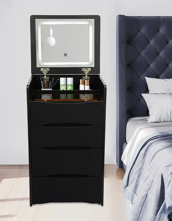 Dressing table make-up table with make-up stool