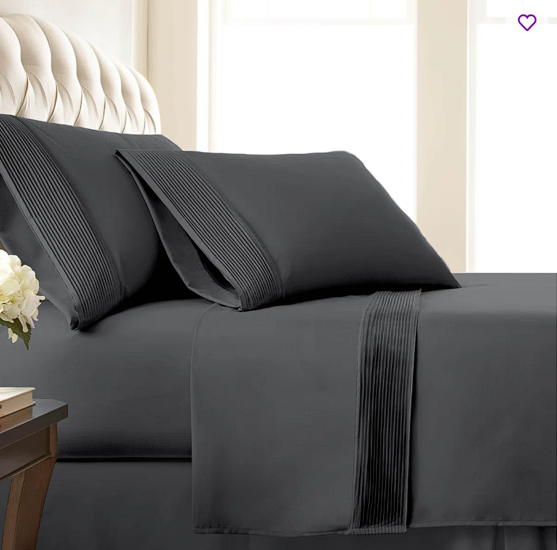 Vilano Springs 6-Piece Microfiber Sheet & Pillowcase Set