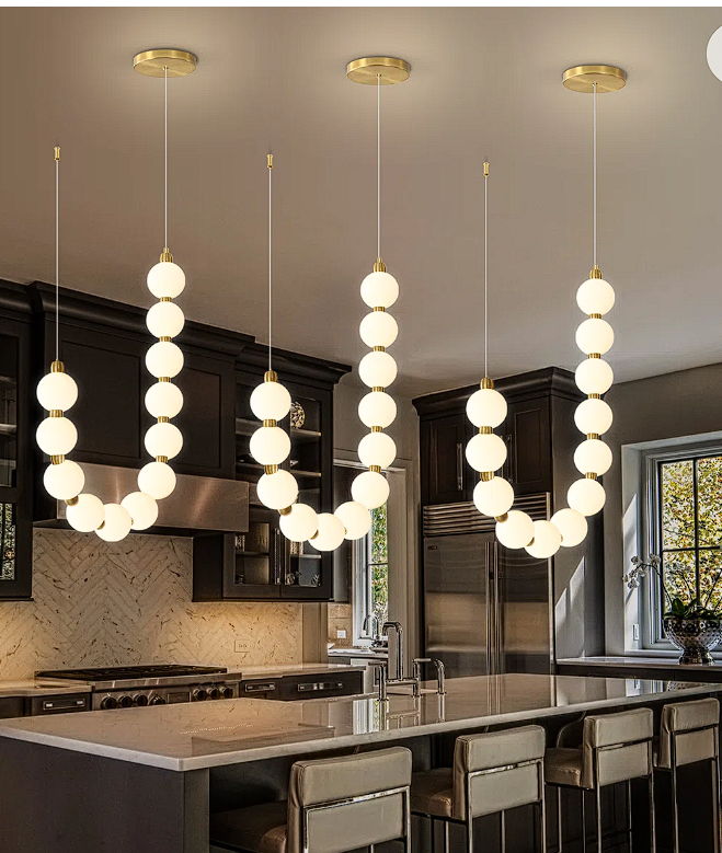 Modern 12-Light Dimmable LED Chandelier Black