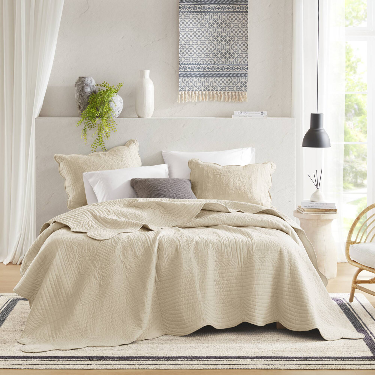 Tuscany 3-Piece Reversible Quilt Set