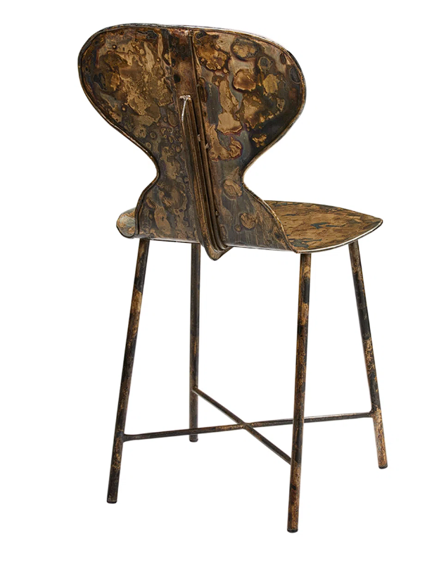 Mccallan dining chair with metal frame