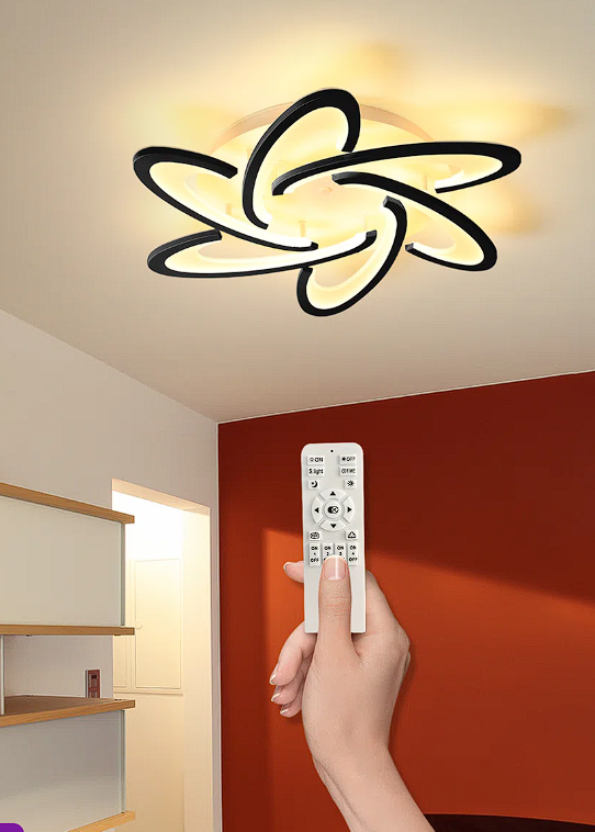 Modern 6 - Light 25.2" Acrylic LED Flush Mount