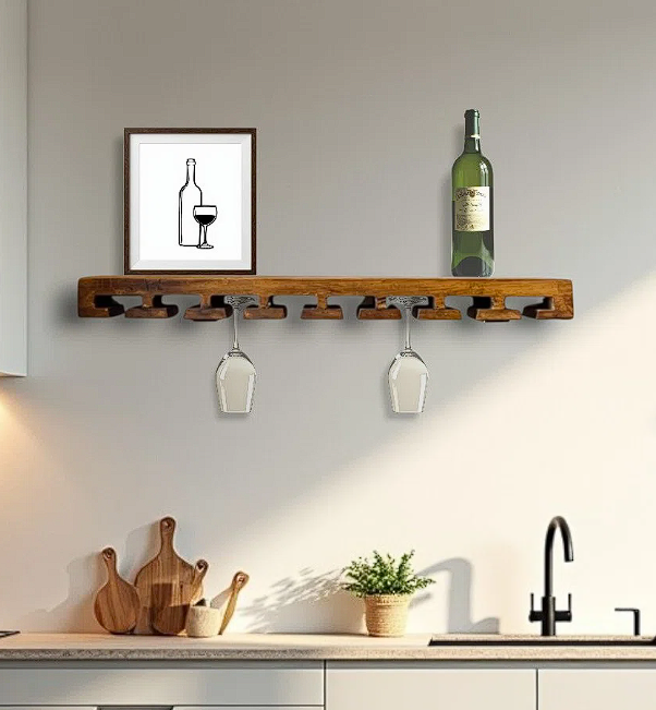 Vintage Vino Wall-Mounted Wine Rack