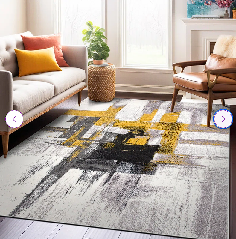 Ivory / Gold / Grey Doucette Rug