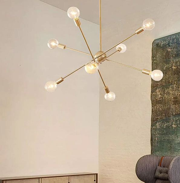 Breonia 8 - Light Sputnik Modern Linear Chandelier