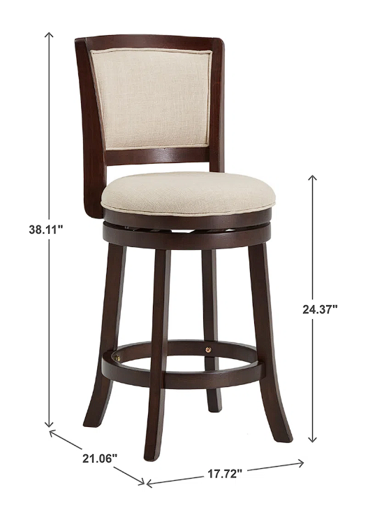Ametra Swivel Bar & Counter Stool